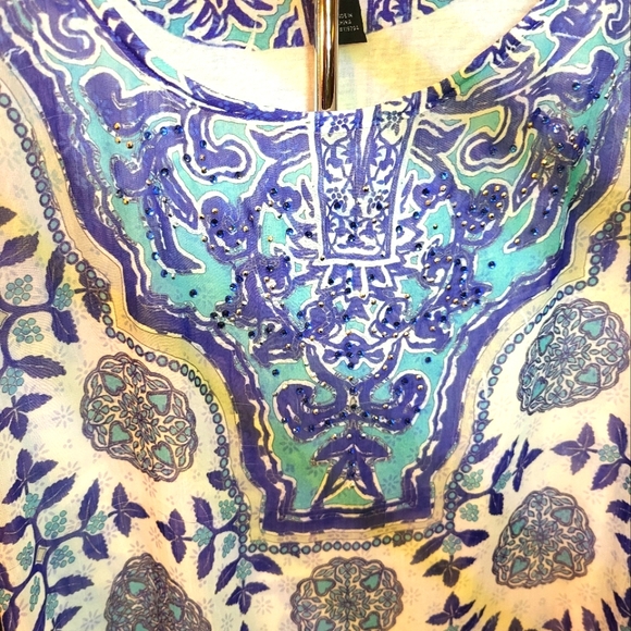 Ladies sheer tunic- sz M/L, Style&Co, - Picture 3 of 6